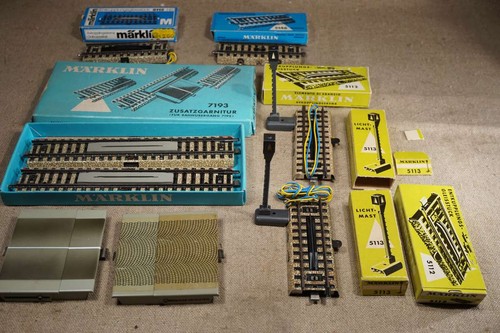 Märklin gleis 3x - h0, m-gleis